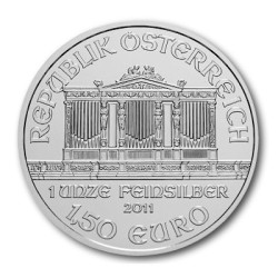 Strieborná minca 1 Oz Wiener Philharmoniker 2011