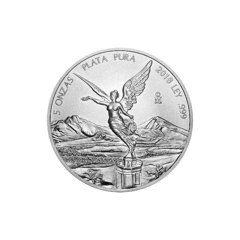 Strieborná minca 5 Oz Libertad 2018