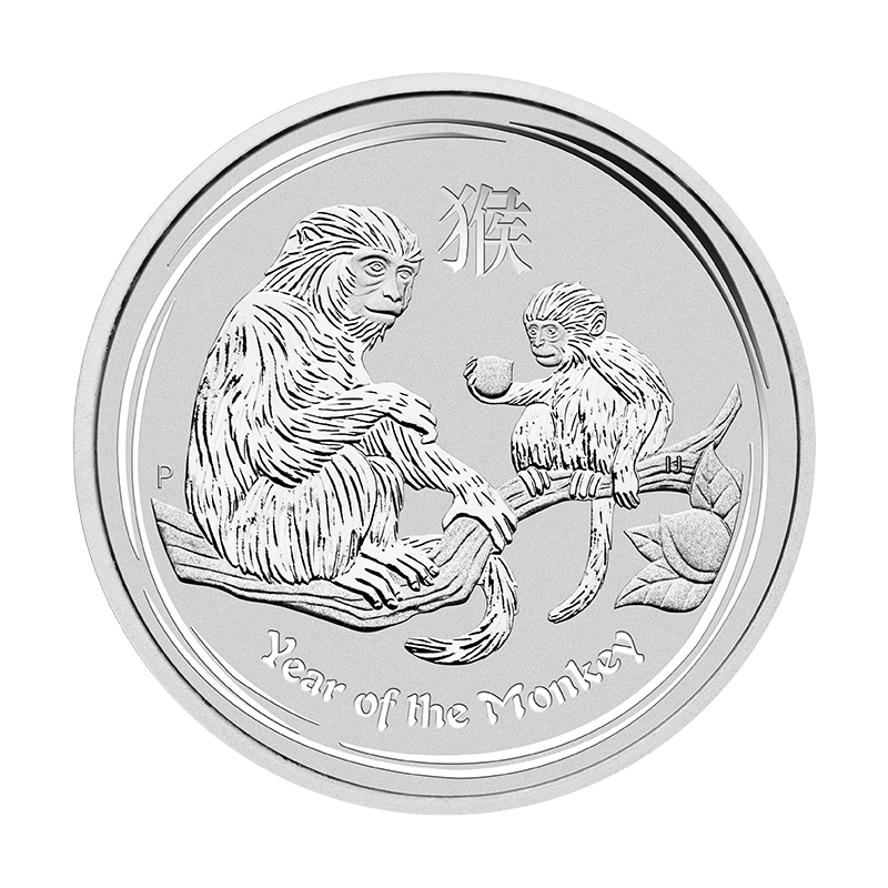 Strieborná minca 1 kg Lunar Series II Year of the Monkey 2016