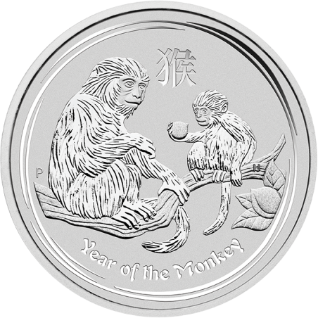 Strieborná minca 1 kg Lunar Series II Year of the Monkey 2016