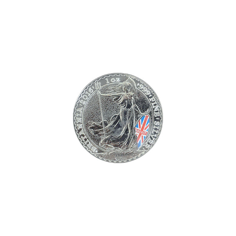 Strieborná minca 1 Oz Britannia Brexit 2016