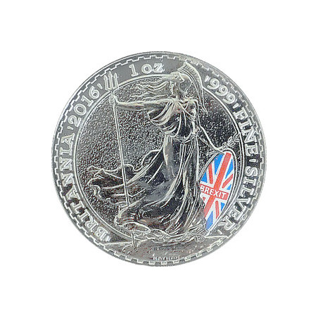 Strieborná minca 1 Oz Britannia Brexit 2016