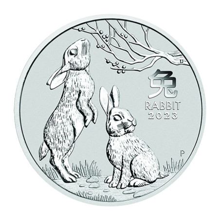 Strieborná minca 1 kg Lunar Series III Year of the Rabbit 2023