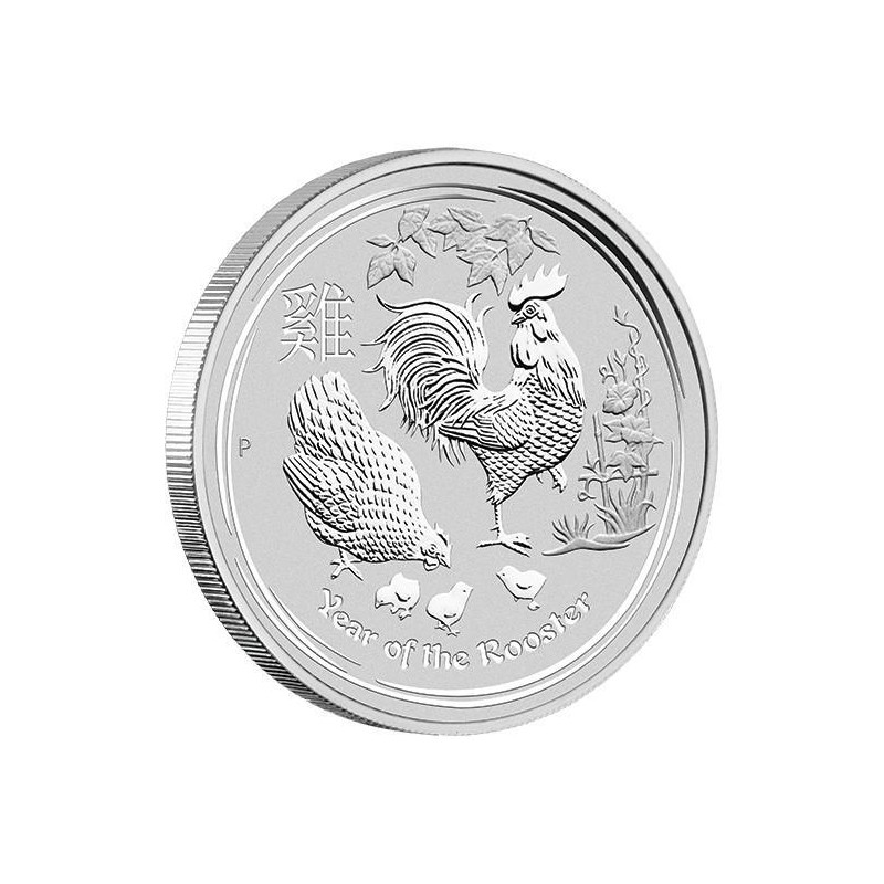 Strieborná minca 1 Oz Lunar Series II Rok roka 2017