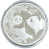 Strieborná minca 30 g China Panda 2021