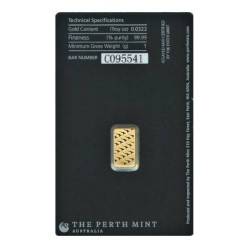 Zlatý zliatok 1 g Perth Mint