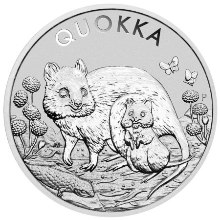 Strieborná minca 1 Oz Australian Quokka 2021