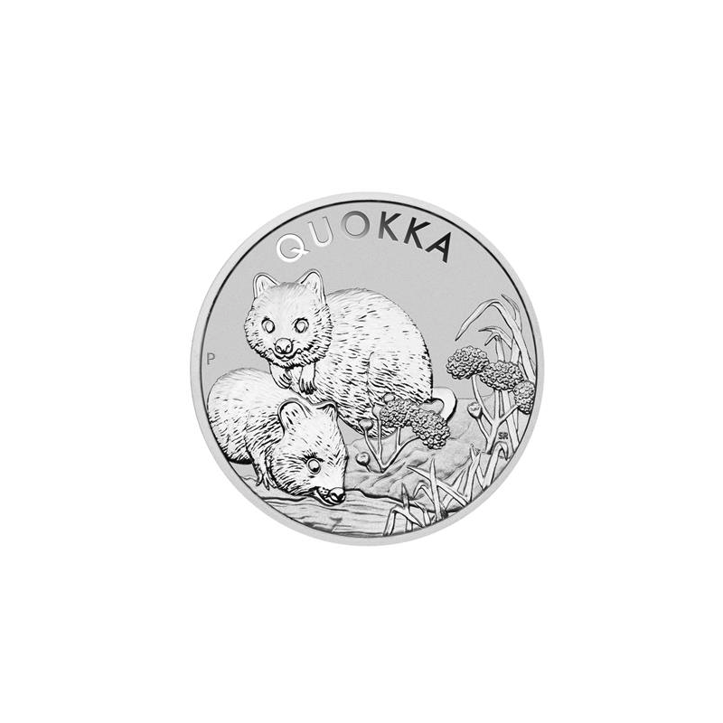 Strieborná minca 1 Oz Australian Quokka 2022