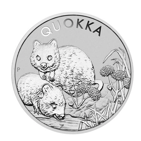 Strieborná minca 1 Oz Australian Quokka 2022