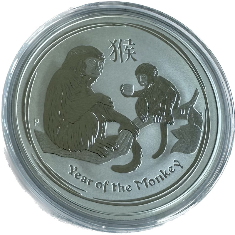 Strieborná minca 1 Oz Lunar Series II Year of the Monkey 2016