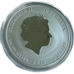 Strieborná minca 1 Oz Lunar Series II Year of the Monkey 2016