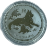 Strieborná minca 1 Oz Lunar Series II Year of the Dog 2018