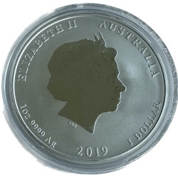 Strieborná minca 1 Oz Lunar Series II Year of the Pig 2019