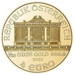 Zlatá minca 1/25 Oz Wiener Philharmoniker 2023