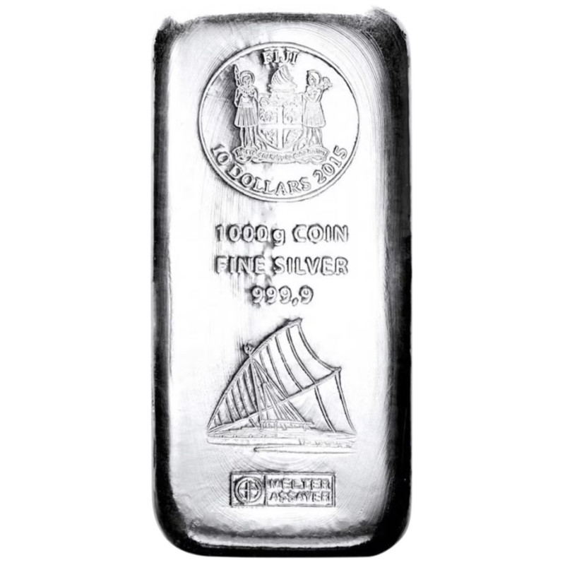 Strieborná minca v tvare zliatku 1 Kg Argor Heraeus Fiji