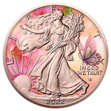 Strieborná minca 1 Oz American Eagle Four Seasons Series Summer 2022