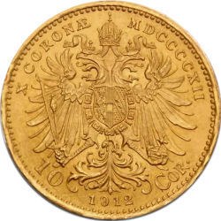 Zlatá minca 3,38 g 10 Korún...