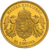 Zlatá minca 10 Korún Maďarsko rôzne roky (1892-1915)