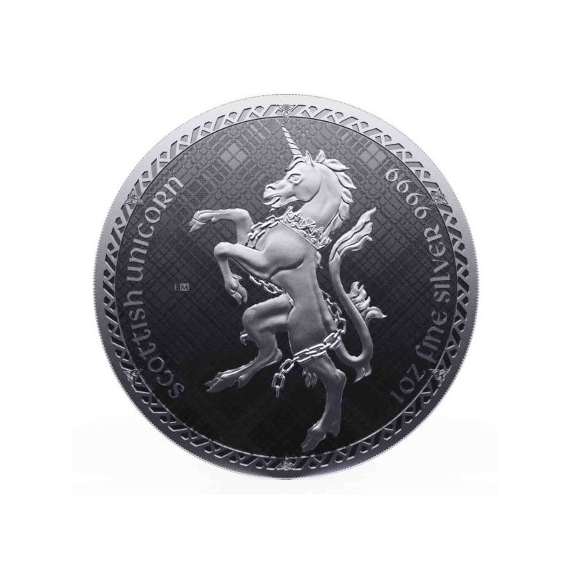 Strieborná minca 1 Oz Scottish Unicorn 2023