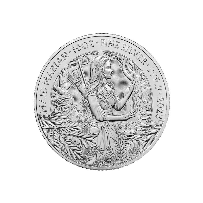 Strieborná minca 10 Oz Mýty a legendy - Maid Marian 2023