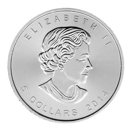 Strieborná minca 1 Oz Maple Leaf 2014