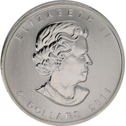 Strieborná minca 1 Oz Maple Leaf 2011