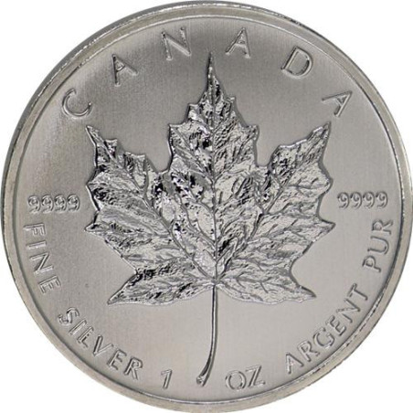 Strieborná minca 1 Oz Maple Leaf 2011