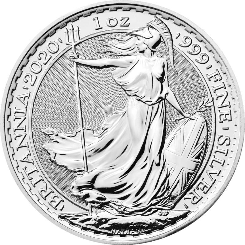 Strieborná minca 1 Oz Britannia 2020