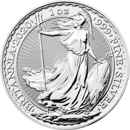 Strieborná minca 1 Oz Britannia 2020