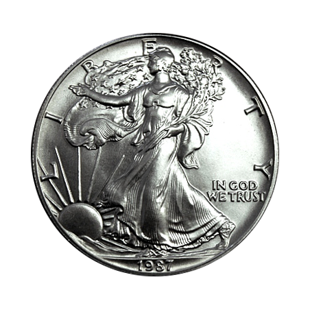 Strieborná minca 1 Oz American Eagle 1987