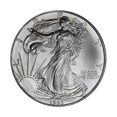 Strieborná minca 1 Oz American Eagle 1993