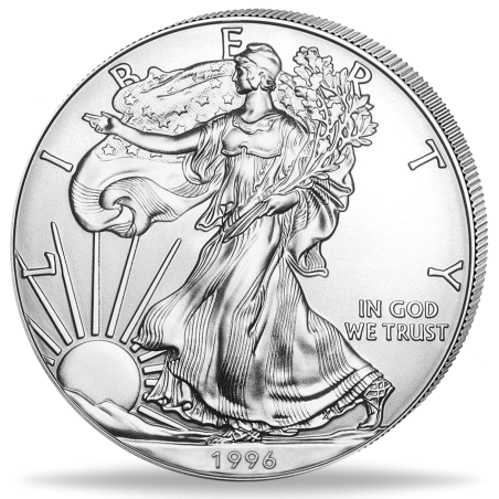 Strieborná minca 1 Oz American Eagle 1996