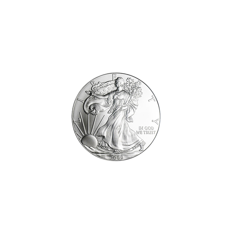 Strieborná minca 1 Oz American Eagle 2009