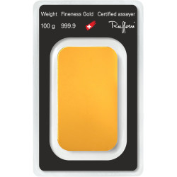 Zlatý zliatok 100 g Argor Heraeus bez obalu