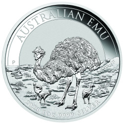 Strieborná minca 1 Oz Emu 2023