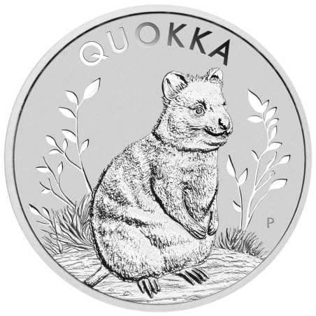 Strieborná minca 1 Oz Australian Quokka 2023