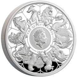 Strieborná minca 1 Oz The Queen’s Beasts Completer 2021 Proof