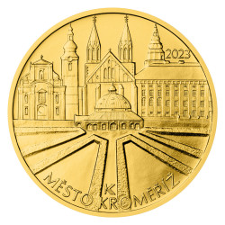 Zlatá minca 1/2 Oz 5000 Kč Kroměříž 2023 Standart