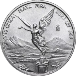 Strieborná minca 1/10 Oz Libertad 2023