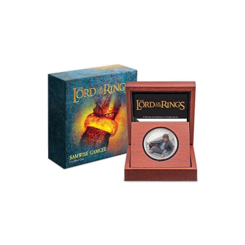 Strieborná minca 1 Oz Lord of the Rings Samwise Gamgee 2021