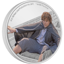 Strieborná minca 1 Oz Lord of the Rings Samwise Gamgee 2021