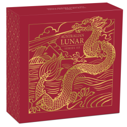 Zlatá minca 1/4 Oz Lunar Series III Year of the Dragon 2024 Proof