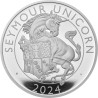 Strieborná minca 1 Oz Royal Tudor Beasts Seymour Unicorn 2023 Proof