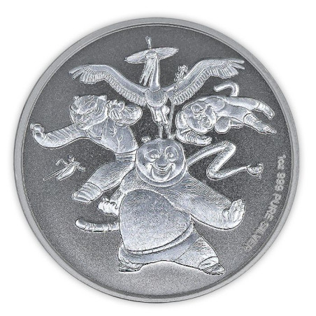 Strieborná minca 1 Oz 15. výročie Kung Fu Panda 2023