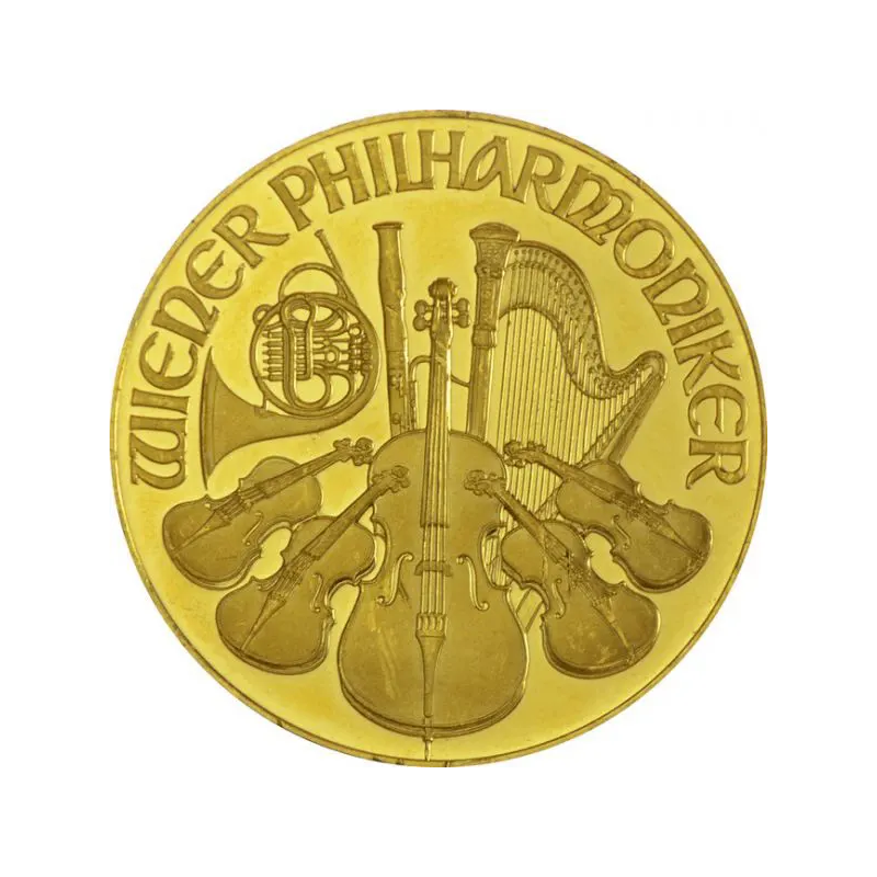 Zlatá minca 1 Oz Wiener Philharmoniker rôzne roky