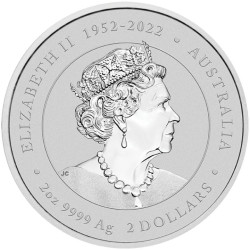 Strieborná minca 2 Oz Lunar Series III Year of the Dragon 2024