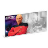 Strieborná bankovka 5 g Star Trek The Next Generation Jean Luc Picard 2019 Kolorované