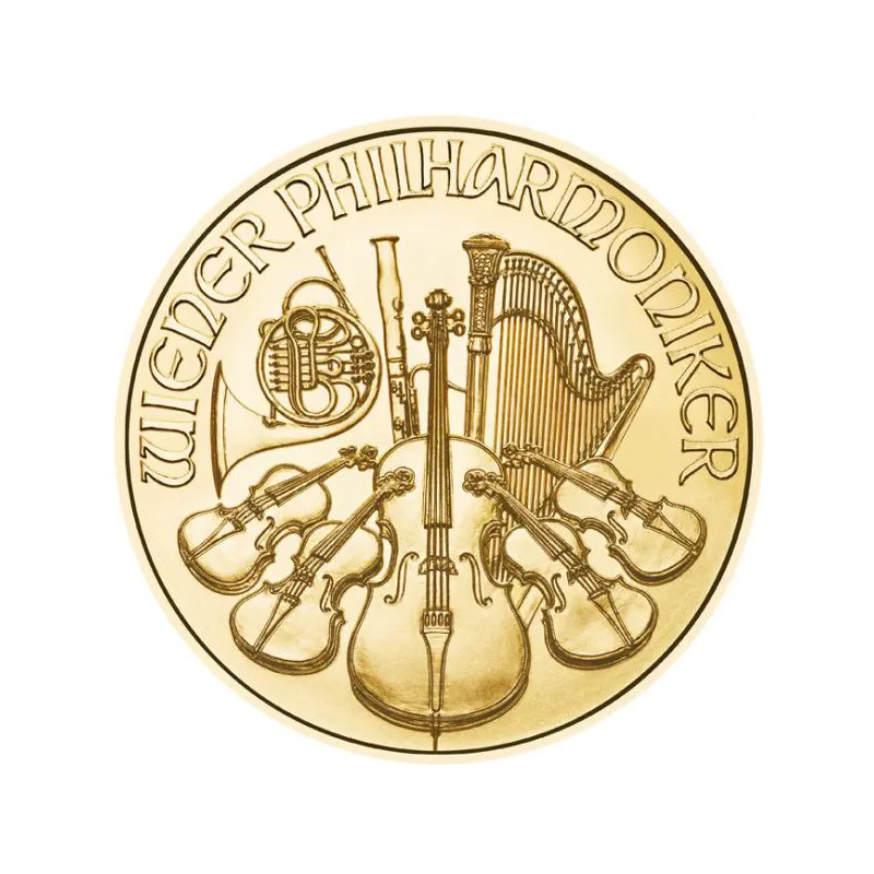 Zlatá minca 1/25 Oz Wiener Philharmoniker 2024