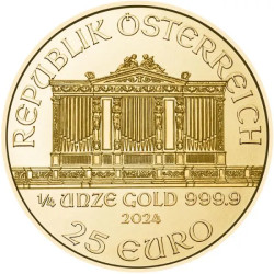 Zlatá minca 1/4 Oz Wiener Philharmoniker 2024