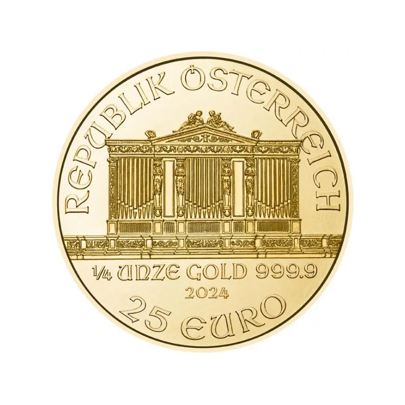 Zlatá minca 1/4 Oz Wiener Philharmoniker 2024